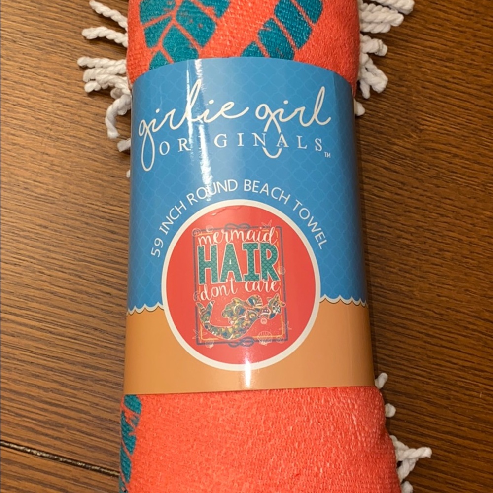 NWT Girly Girl Original Beach Towel